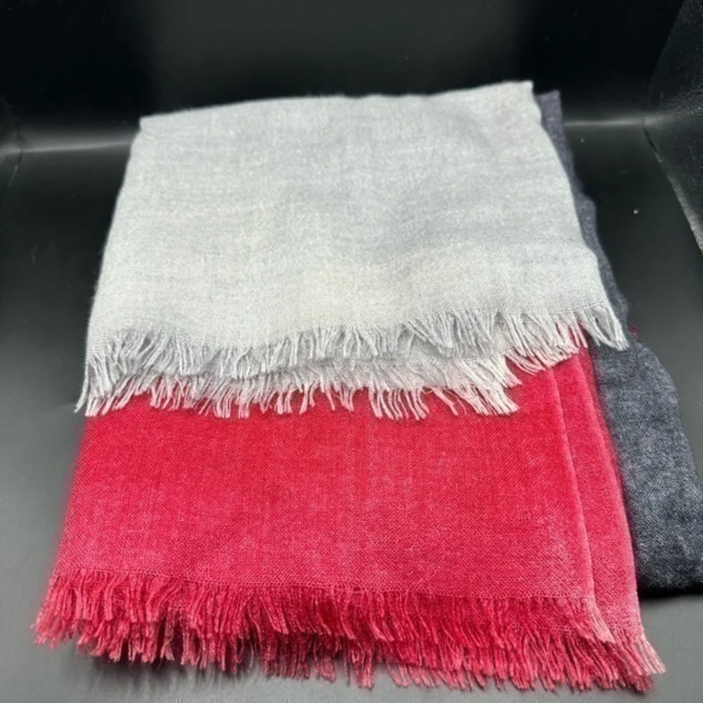 Berluti Multi Color Silk Cashmere Scarf